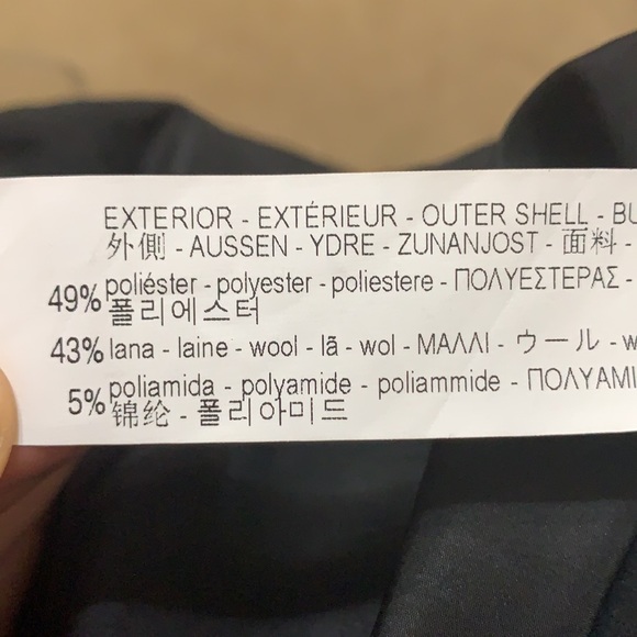 Zara Basic Black coat Small - Picture 8 of 8